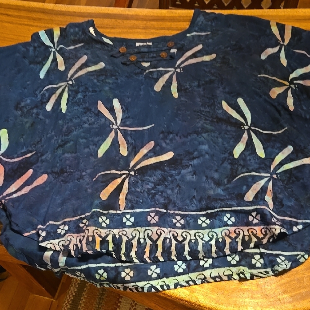 Dragonfly Print Top
